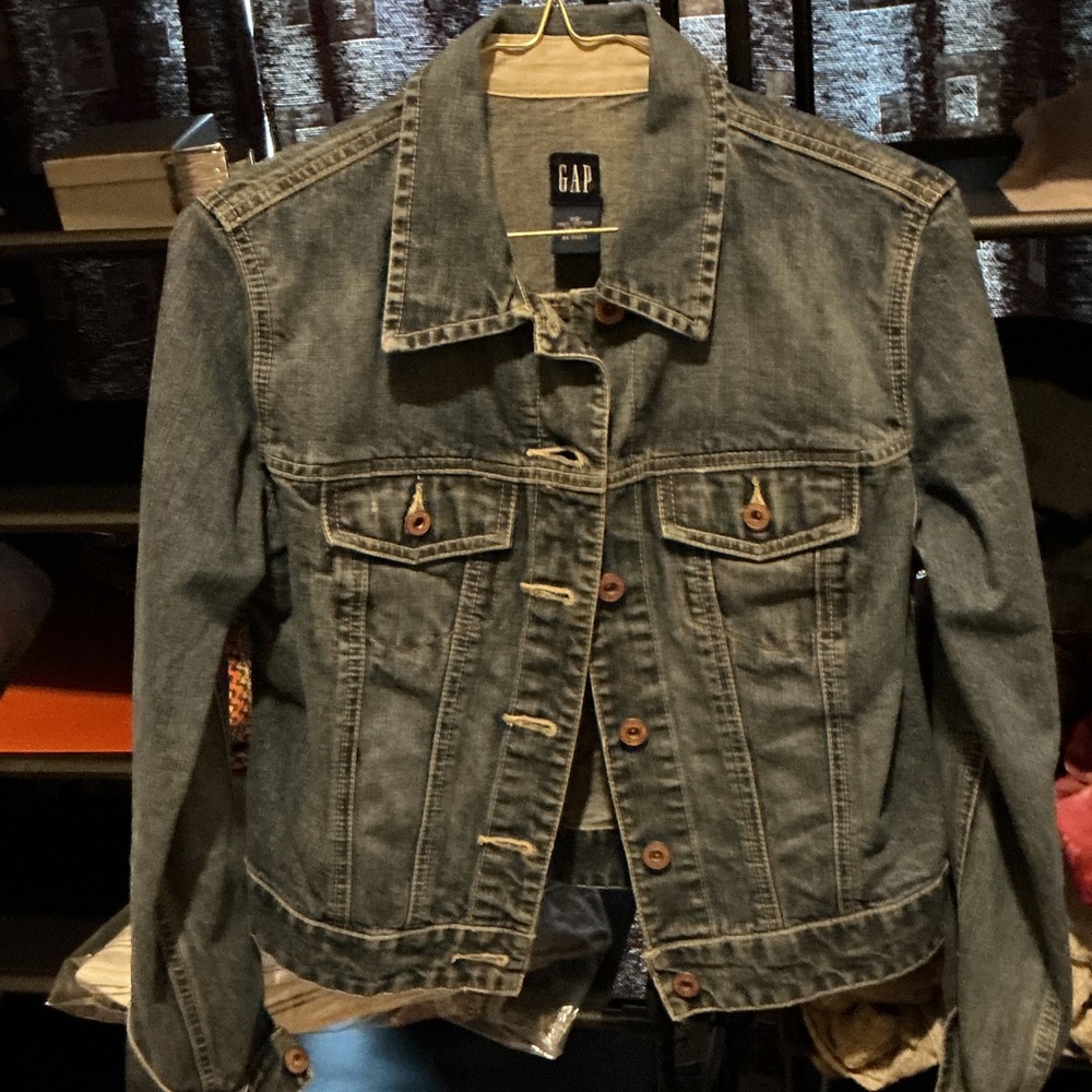 GAP Women's Denim Jacket - Classic Blue